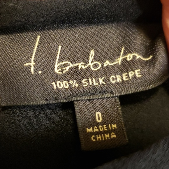 T Babaton Silk black dress - Picture 2 of 4